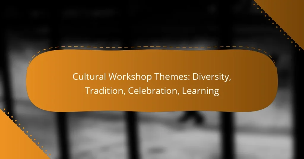 Cultural Workshop Themes: Diversity, Tradition, Celebration, Learning